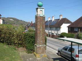 Greenwich Meridian Marker; England; East Sussex; Lewes